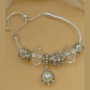 Auth. PANDORA Silver SLIDING Bracelet, S 925 ALE